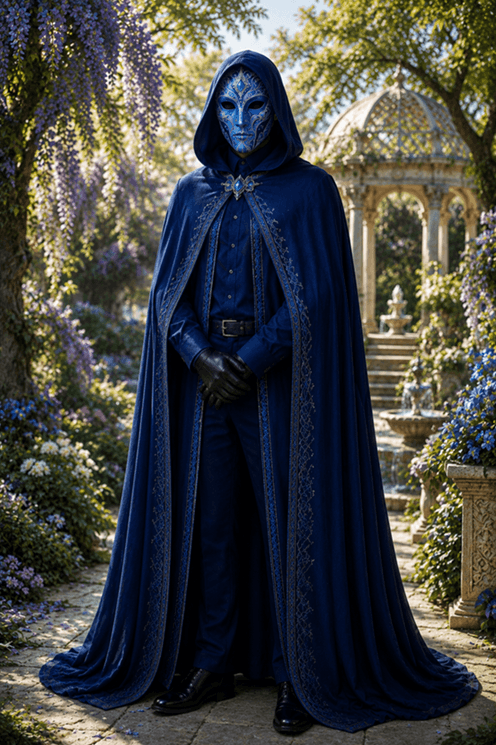 An image of a Celestial in their velure regalia